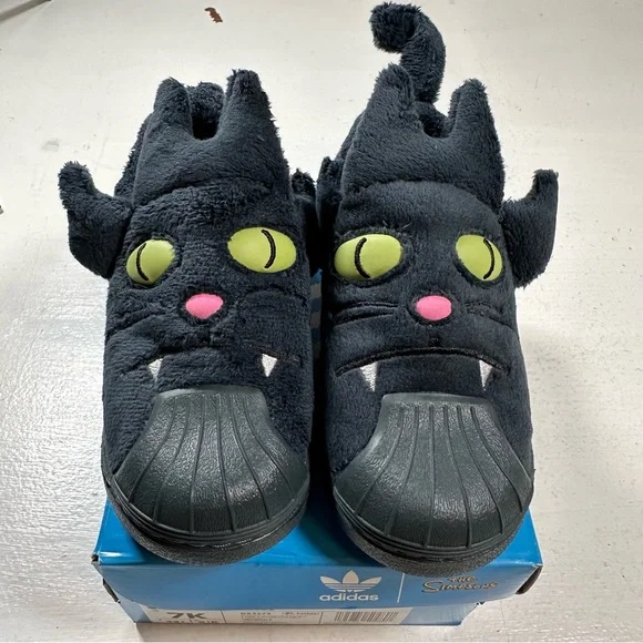 adidas | Shoes | Adidas The Simpsons Superstar 36 Snowball The Cat Slip On  Sneakers Baby Shoes | Poshmark